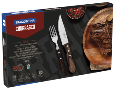 Набір приборів для гриля Tramontina Barbecue Polywood, 12 предметів (6584535)