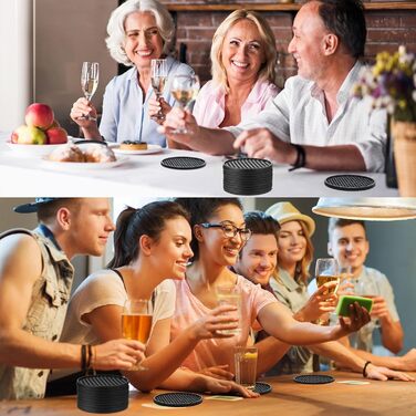 Силіконові підставки для напоїв 84 шт Eccliy