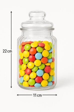 Банки для цукерок 1,2 л 6 шт. KAMACA