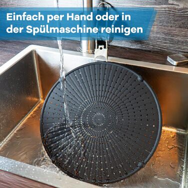 Складаний силіконовий захист від бризок для сковорідок 30 см Netrox