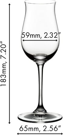 Набір з 2 келихів для коньяку Hennessy 190 мл, Vinum Riedel