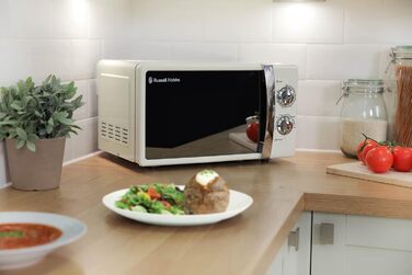 Мікрохвильова піч 17 л, 700 Вт, кремовий RHMM701C Russell Hobbs
