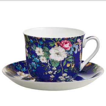 Чашка для чаю з блюдцем Maxwell Williams Floral Muse KILBURN, фарфор, 17,5 х 17,5 х 9 см, 480 мл