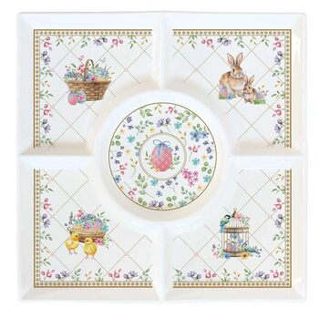Тарілка з пасхальним дизайном 25 x 25 см Easy Life