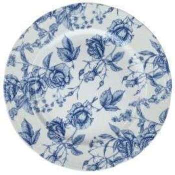 Тарілка мілка Tognana Vechio Vienna 28 см blue roses VW000288621