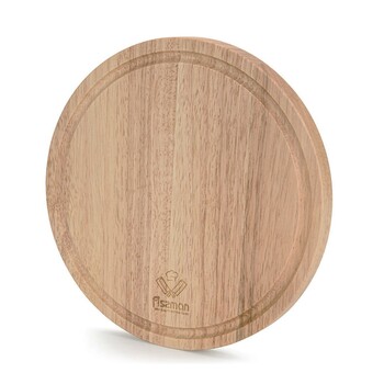Обробна дошка Fissman кругла 25x25x1,5 см гівея (8067)