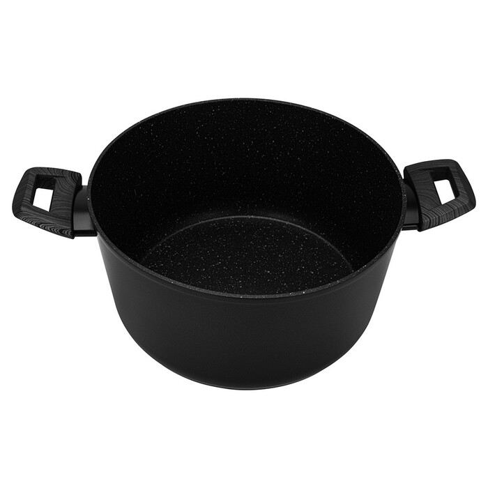 Кастрюля Fissman 26x13,5 см/6,5 л ANGELA со стеклянной крышкой алюминий с антипригарным покрытием (14608)