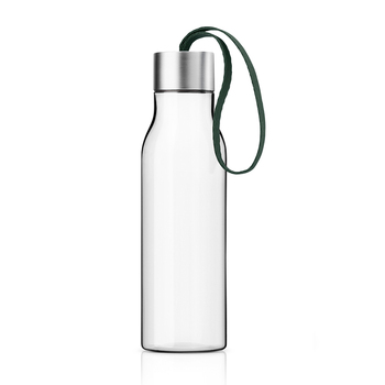 Пляшка 0,5 л прозора / темно-зелена Trinkflasche Eva Solo
