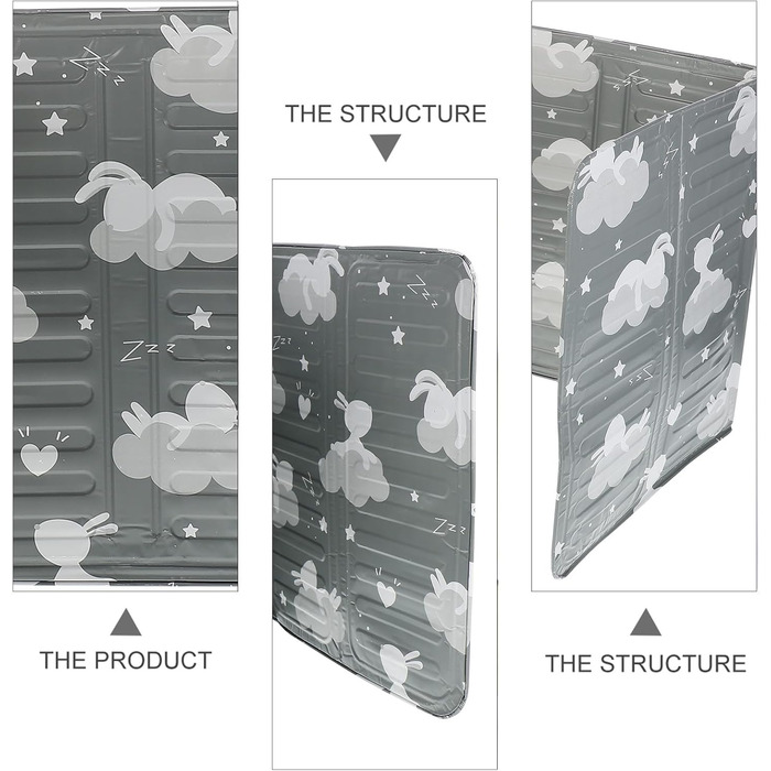 Двухсекционная сложная защита от брызг для кухни WESIEVYA
