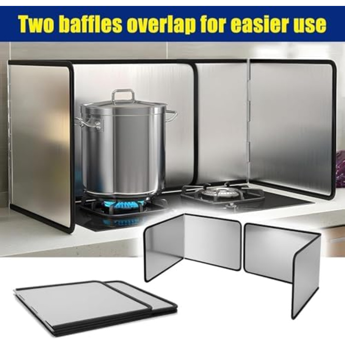 Складной брызгозащитный экран 30 x 40 см 2 шт.