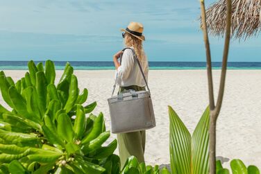 Термосумка 30 л серая Rivacase