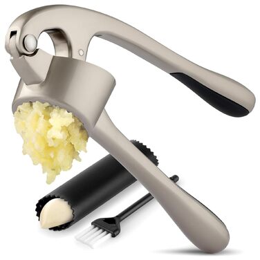 Кухонный пресс для чеснока с мягкой ручкой Zulay Kitchen