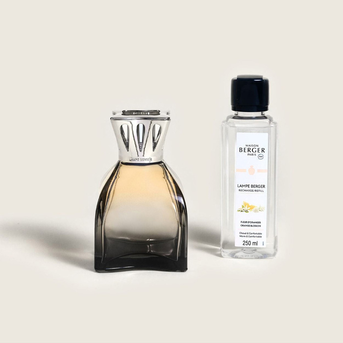 Аромалампа Maison Berger Paris LILLY NUDE, 310 мл + Наполнитель с ароматом ORANGE BLOSSOM, 250 мл