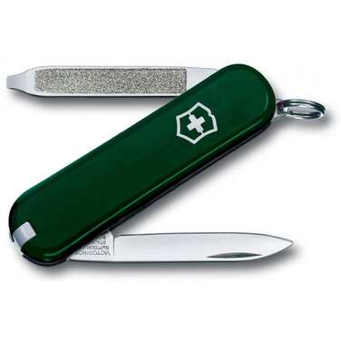 Нож швейцарский 58 мм, 6 функций, зеленый Victorinox Escort
