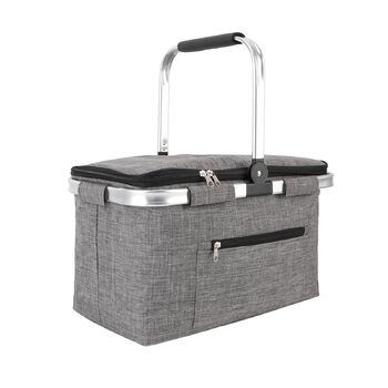 Термосумка для кемпинга серая Jesscasday