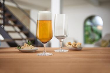 Келихи для рислінгу LEONARDO HOME PUCCINI (набір з 6 шт.) Келихи для вина, стійкі до подряпин (400 мл) Можна мити в посудомийній машині та довговічні Вічні келихи для білого вина Сучасний дизайн Келих для рислінгу Puccini 069540 6 келихів (келих для пива 