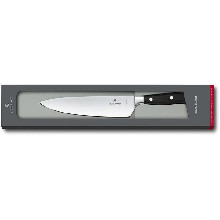 Кухонний ніж Victorinox Grand Maitre Chef's лезо 20см з чорн. ручкою у подар.упак.