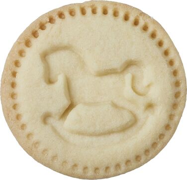 Штамп для печива маленький у вигляді конячки-гойдалки, 5 см, RBV Birkmann
