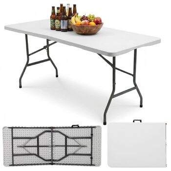 Складной фуршетный стол 152 х 70 х 74 см белый Sekey