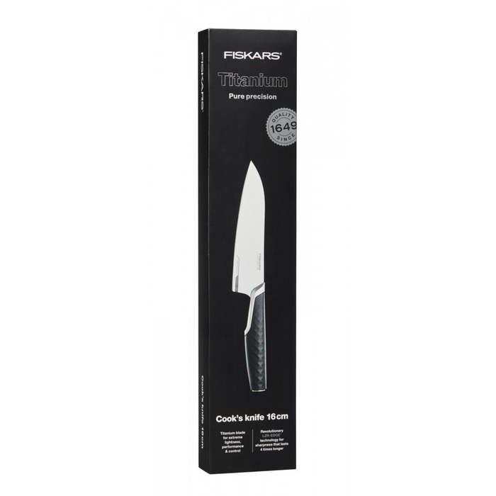 Нож для шеф-повара Fiskars Titanium 15 см (1027296)