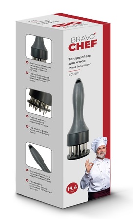 Тендерайзер для м’яса Bravo Chef (6937274)