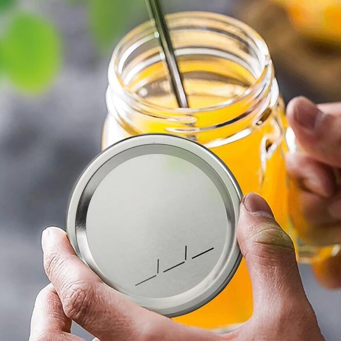Кришки для банок Mason Jar 7 см, набір 200 предметів Liwankaqi