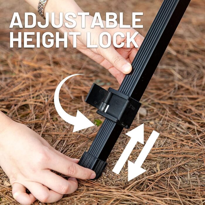 Складной кемпинговый стол 108x71 см коричневый TIMBER RIDGE