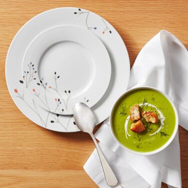 Набір посуду 18 предметів для 6 осіб Amazon Basics