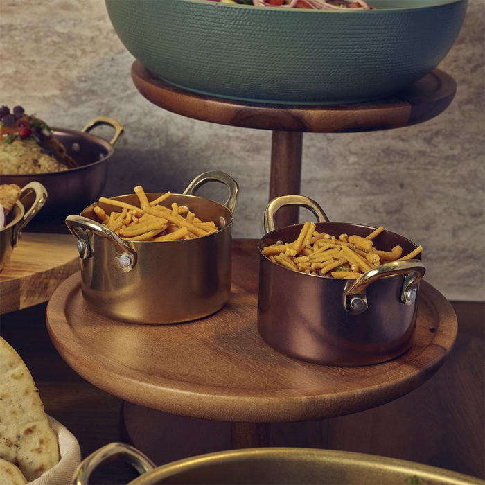 Мини-кастрюлька 9*5.25 см, 340 мл, Copper Vintage Steel, GenWare