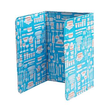 Сторонній кухонний сплеск, складна маслозахисна дошка, алюмінієва фольга, газова плита, щит, кухонна плита, сковорода, олія, сплеск, екран (синій), 3-