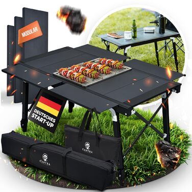 Кемпинговый стол со встроенным грилем Castra Camping Gear