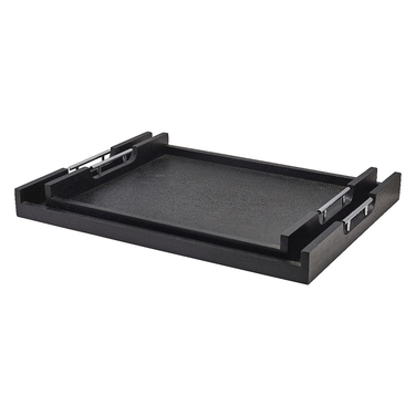 Піднос 54.5*44 см, дерев'яний, чорний, Solid Black, GenWare