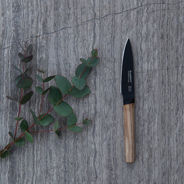 Нож для очистки 8,5 см черный/дерево Ron Berghoff