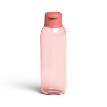 Пляшка для води BergHOFF LEO, пластикова, рожева, 0,75 л