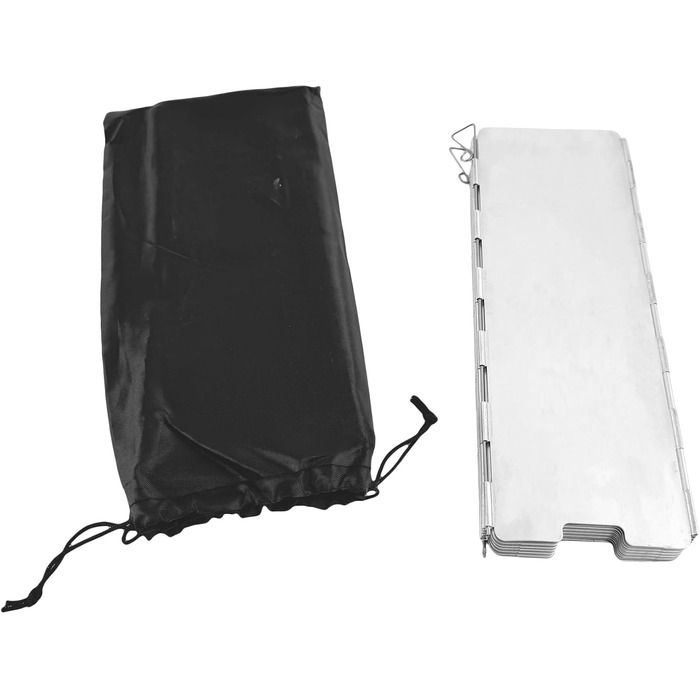 Складаний алюмінієвий вітрозахист для грилів та плит GARDINGER