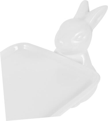 Керамічний сервірувальний піднос з милими кролики 31 х 10 см VICASKY