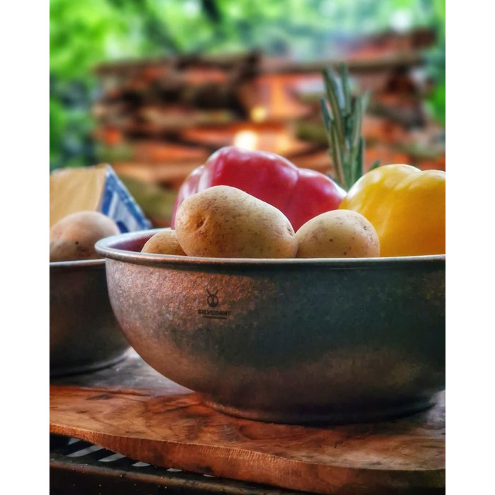 Серебряная миска для кемпинга 500 мл SILVERANT