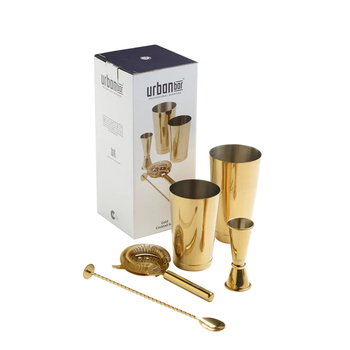 Набір бармена, 5 предметів, золото, Gold, Urbanbar (Урбанбар)