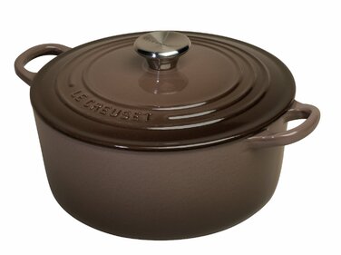 Кастрюля / жаровня 22 см, коричневый Le Creuset