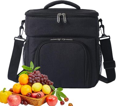 Термосумка 14 л чорная Generisch