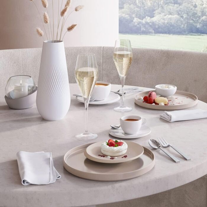 Тарелка обеденная, премиальный фарфор 16 см Newmoon Beige Villeroy & Boch