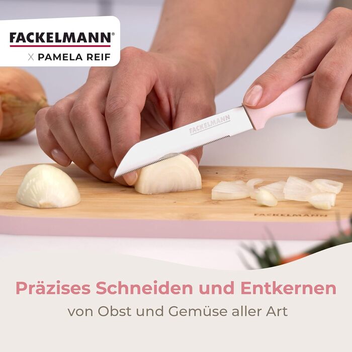 Нож для овощей 12 см, розовый Pamela Reif Fackelmann