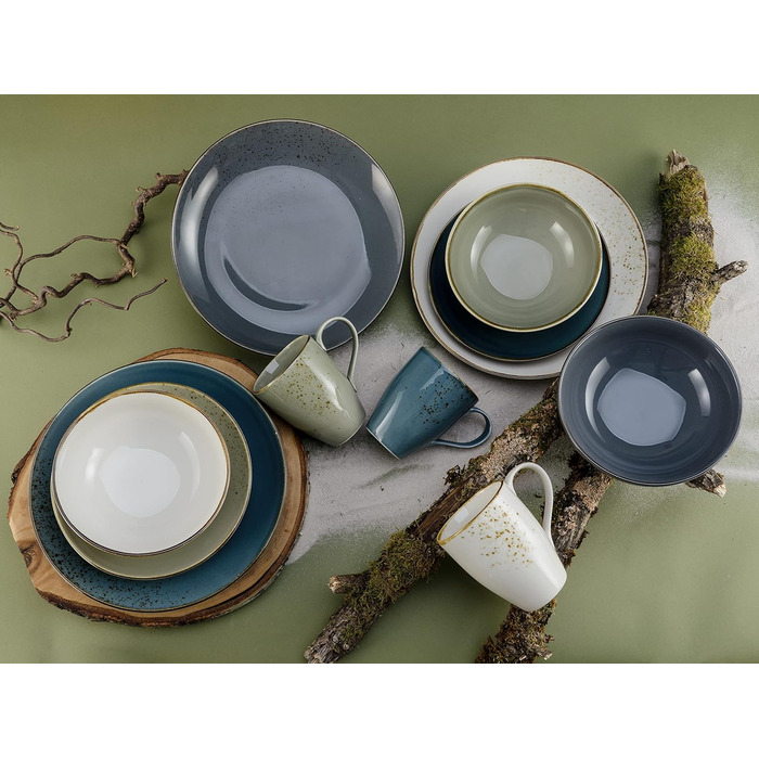 Набір посуду на 4 персони, 16 предметів, Nordic Style Nature Collection Creatable