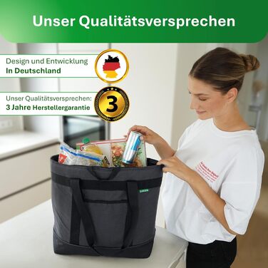 Складана термосумка 22 л темно-сіра COTTARA