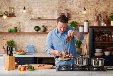 Tefal Каструля з кришкою Jamie Oliver Home Cook, 24 см, 5.4 л