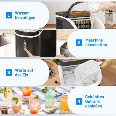Льодогенератор 1,5 л 160 Вт HOMCOM