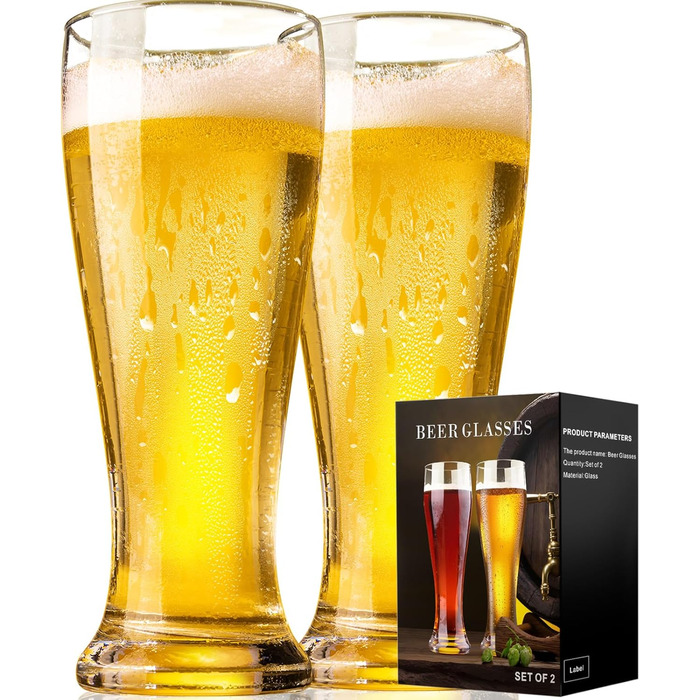Набір з 2 пивних келихів 420 мл ParaCity