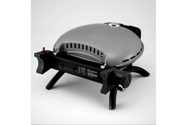 КОМПЛЕКТ Портативный переносной газовый гриль O-GRILL 600T, серебро+шланг в подарок! Код: 011681