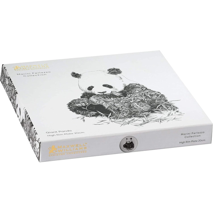 Кухоль 450 мл з тарілкою 20 см Панда Maxwell & Williams