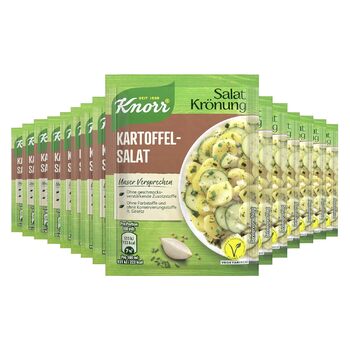 Заправка для салату Knorr з кроповими травами для смачної заправки для салату з натуральними інгредієнтами* 5 x 3 порції 15 шматочків кропової зелені (картопляний салат, 40 г (15 шт. у упаковці)) Заправка для салату Knorr з кроповими травами для смачної заправки для салату з натуральними інгредієнтами* 5 x 3 порції 15 шматочків кропової зелені (картопляний салат, 40 г (15 шт. у упаковці))